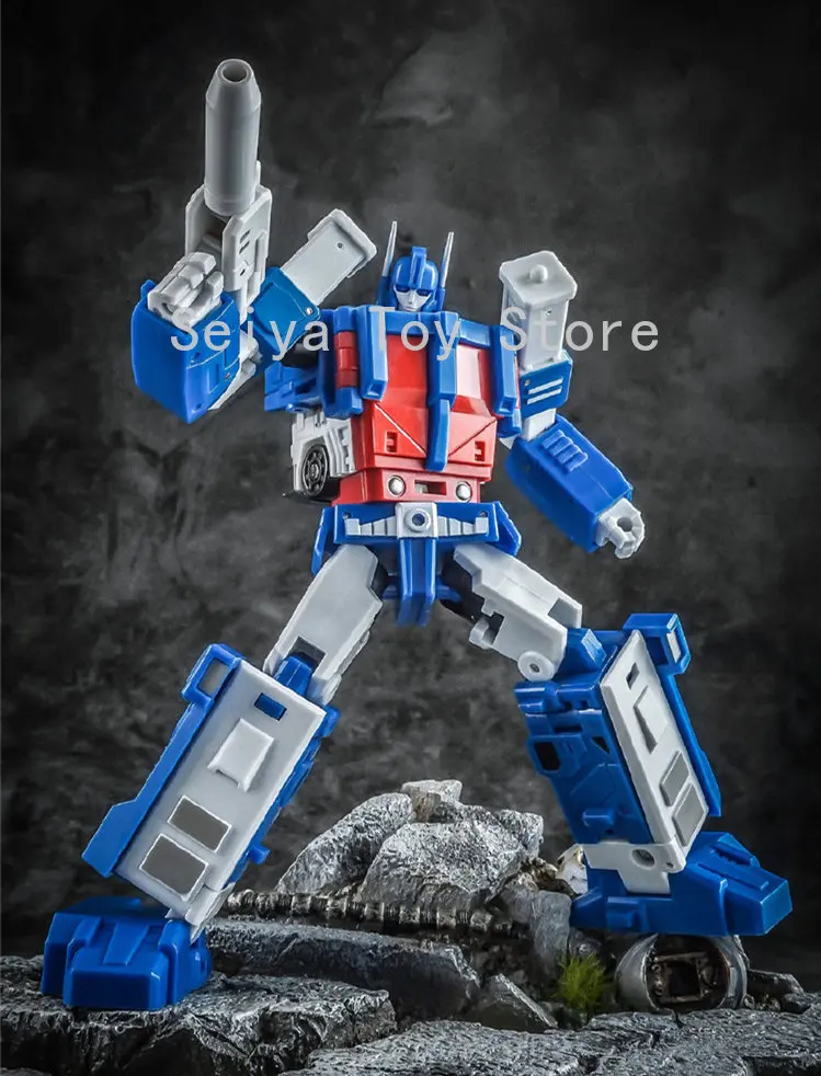 

Робот-трансформер G1 CP01 Ultra Magnus Transporter, модная карманная аниме экшн-фигурка для войны, маленький масштаб, таинственный подарок