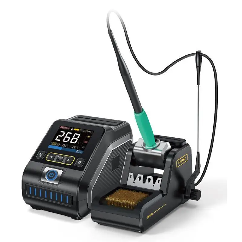 FNIRSI DWS-200 200 Вт паяльная станция C210/C245 ручка с пайкой рука помощи электронный