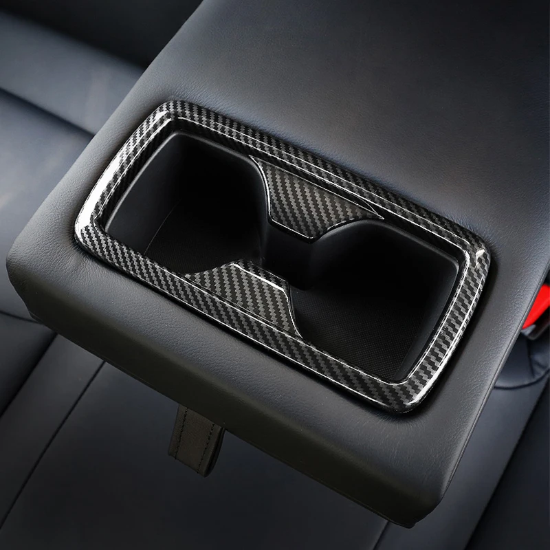 

Для Toyota RAV4 XA50 2019 2020 2021 2022 2023 2024 RAV 4 Гибридный ABS автомобильный задний ряд держателя чашки для воды крышка рамка отделка аксессуары