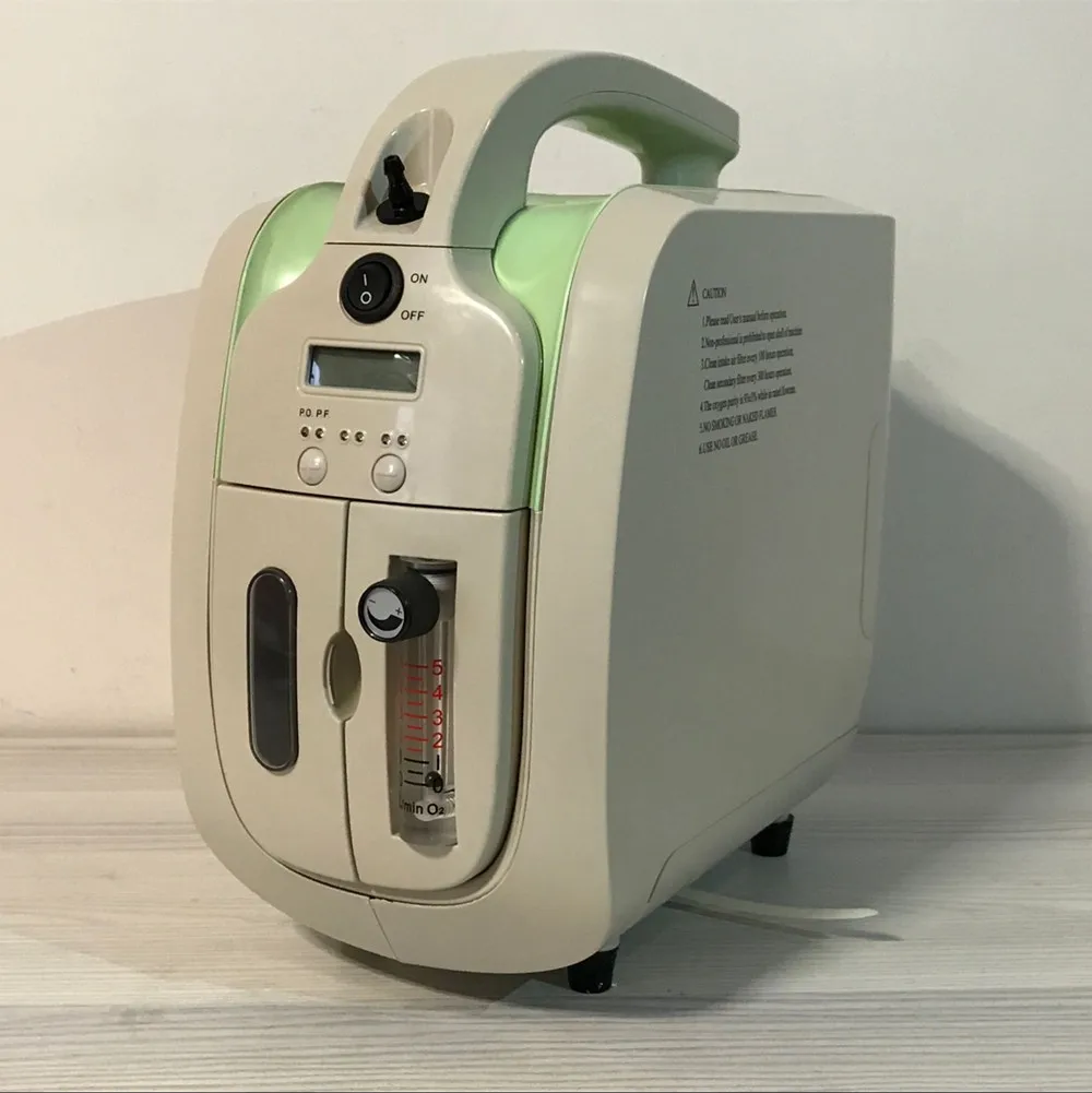 

5L Portable Oxygen Concentrator Generator 24 hours Continuous Household Oxygen Machine Oxygen Chamber Wall Power Battery Vehicle