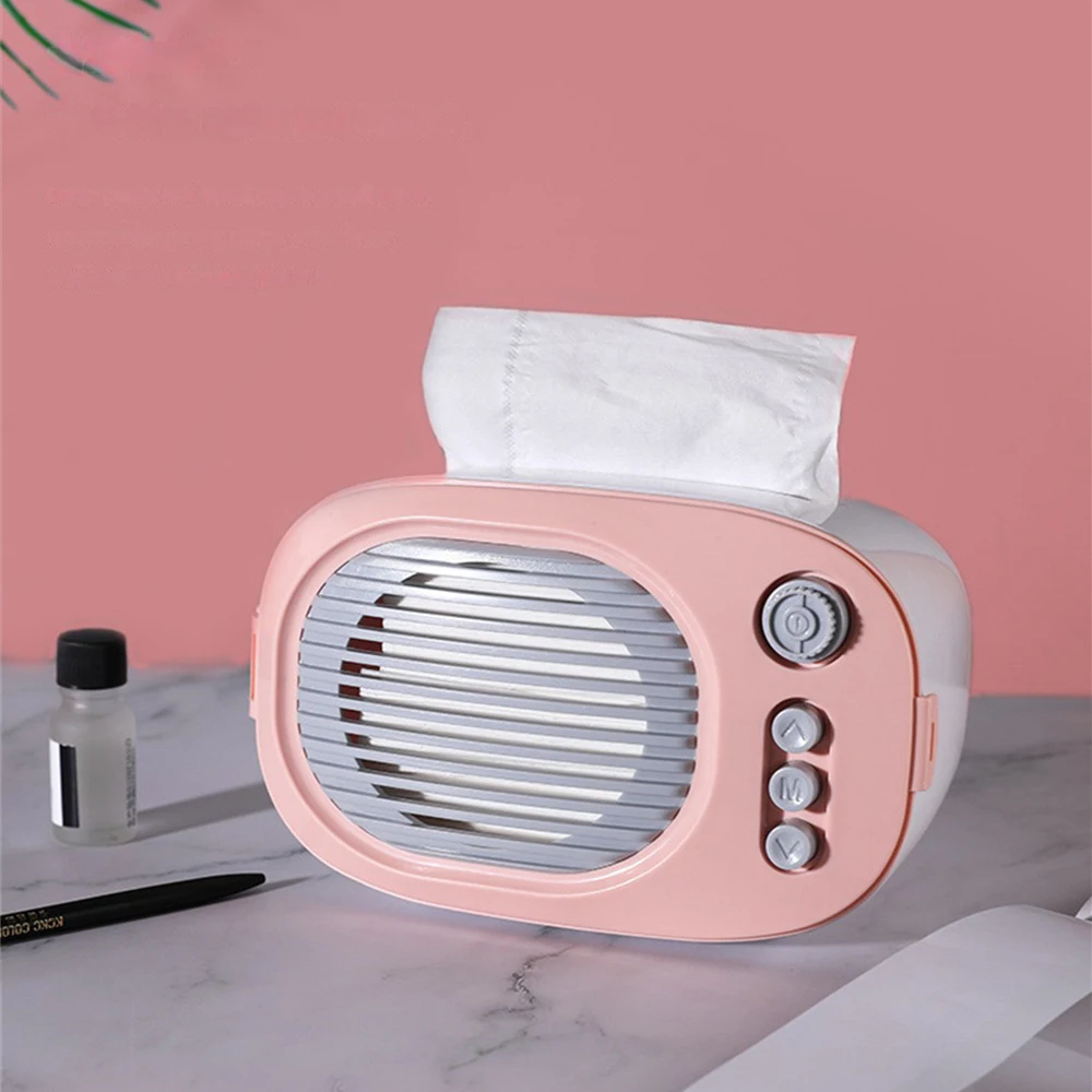 

New Creative Retro Appearance Tissue Box Living Room Coffee Table Tabletop Household Paper Drawer Cute Light Napkin Holder