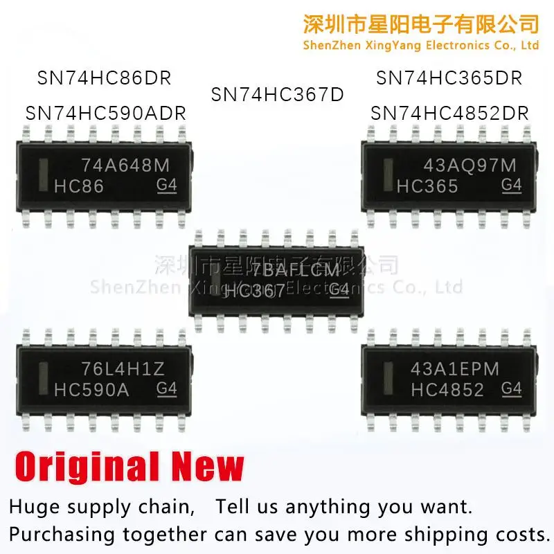 Новый SN74HC367D SN74HC4852 / SN74HC590A/SN74HC86 SN74HC365DR