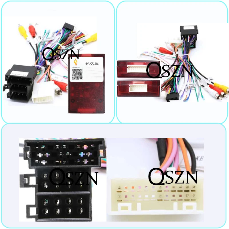 Android Canbus box HY-SS-04 адаптер для hyundai santa fe 2014 Wirng жгут проводов автомобильное радио -