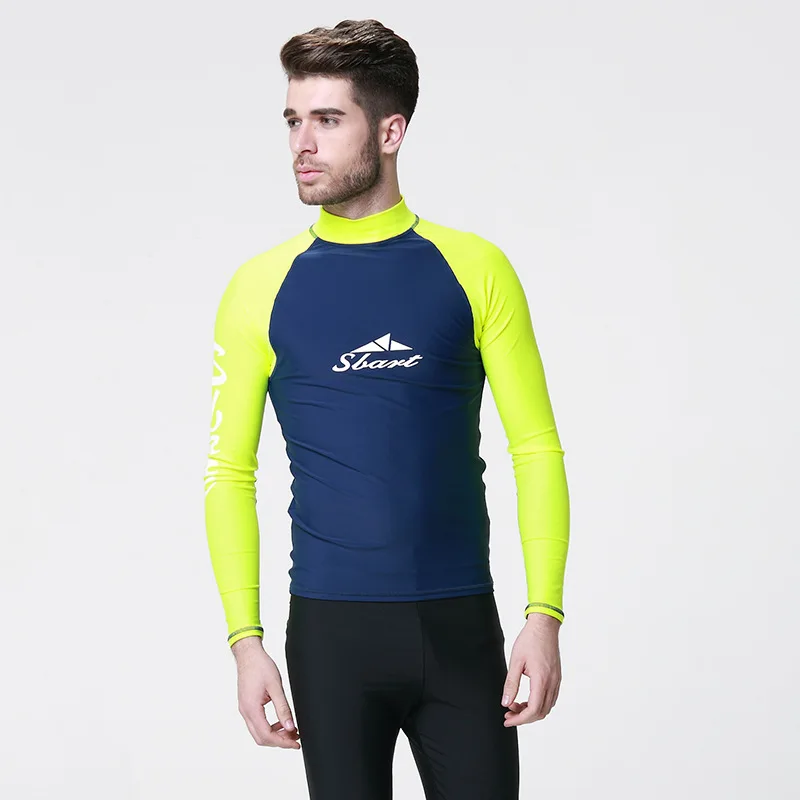 Мужской гидрокостюм SBART, одежда для плавания с защитой от сыпи, мужские Гидрокостюмы, мужской купальник для серфинга, влажный костюм для пла... от AliExpress WW