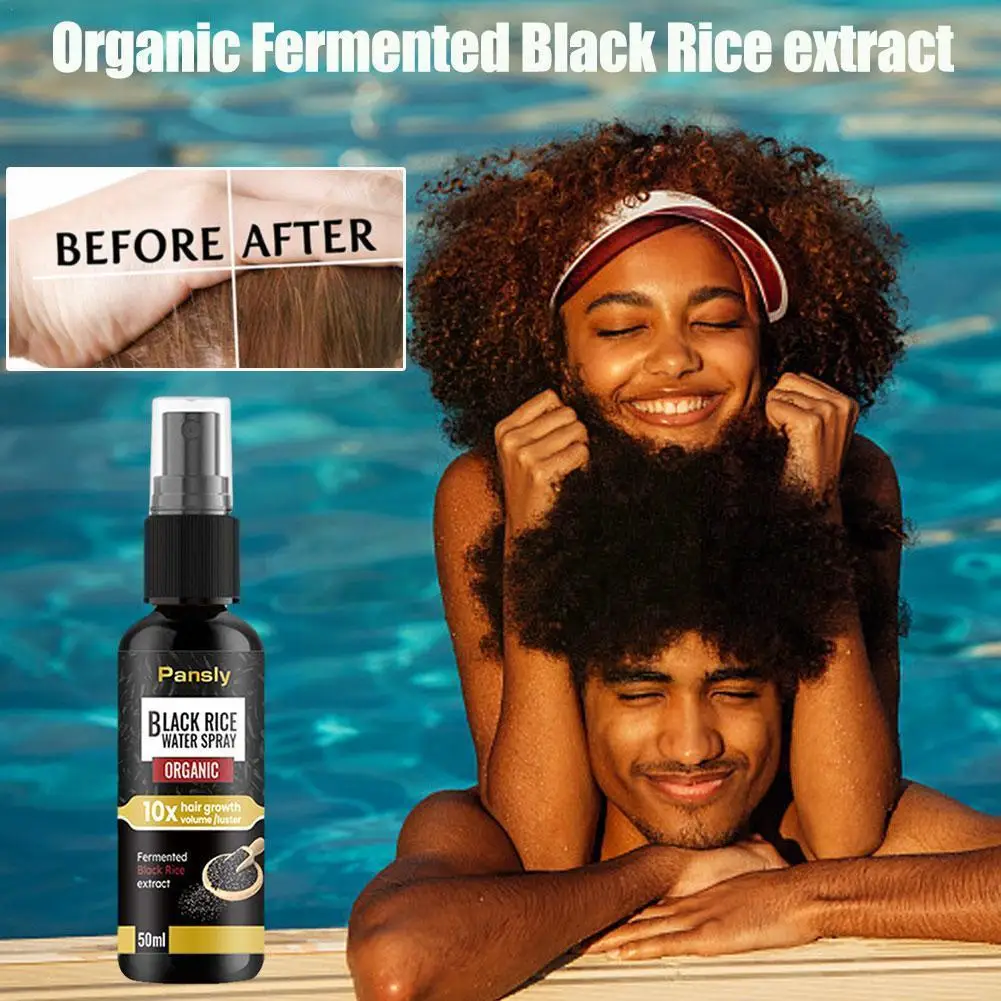 

Черный рисовый спрей для восстановления и восстановления мягких волос для всех типов волос быстрая обработка Предотвращение истончения волос сушка R E8O5