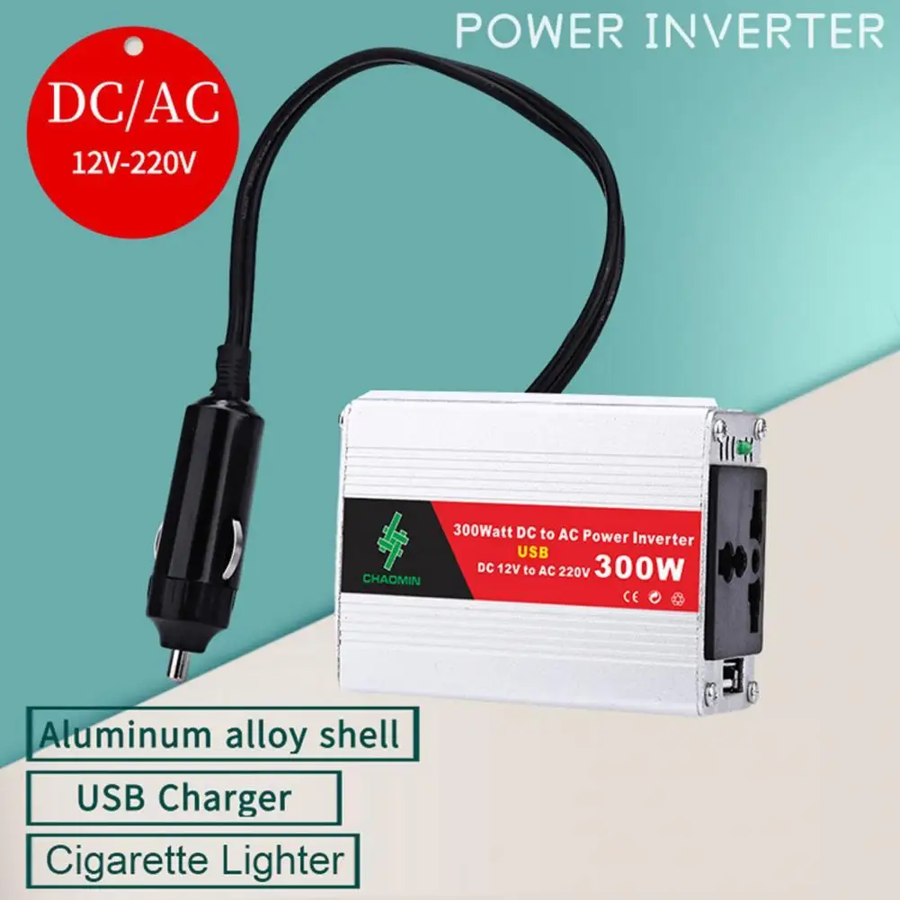Useful Car Inverter Charger  High Efficiency Safe Power Inverter  12V to 220V Car Inverter Charger