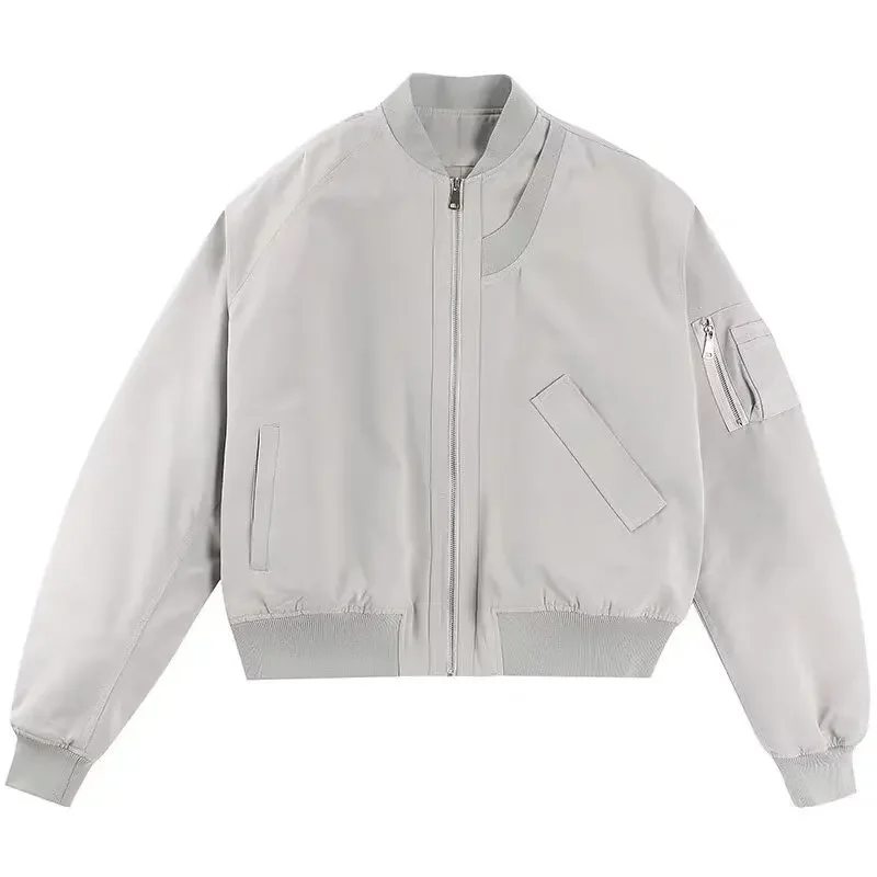 Американская винтажная куртка-бомбер женская свободная куртка в корейском стиле