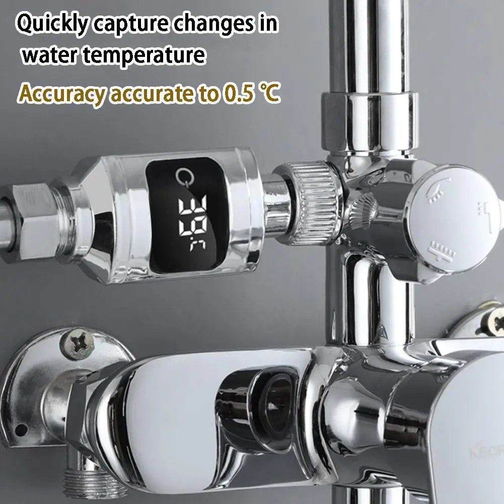 Лейка для душа с монитором температуры воды