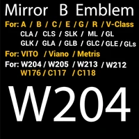 automobile mirror grille sticker for brabus emblem w212 w213 w177 w204 w205 x253 w176 w202 x166 glc gle gls cla cls c257