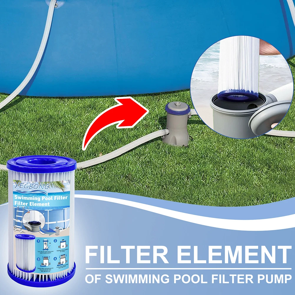 

Filter Cartridge Filter Paper Acrylic Filter Element Pool Filter Pool Spa Cartridge Filter Replacement Part C-4607
