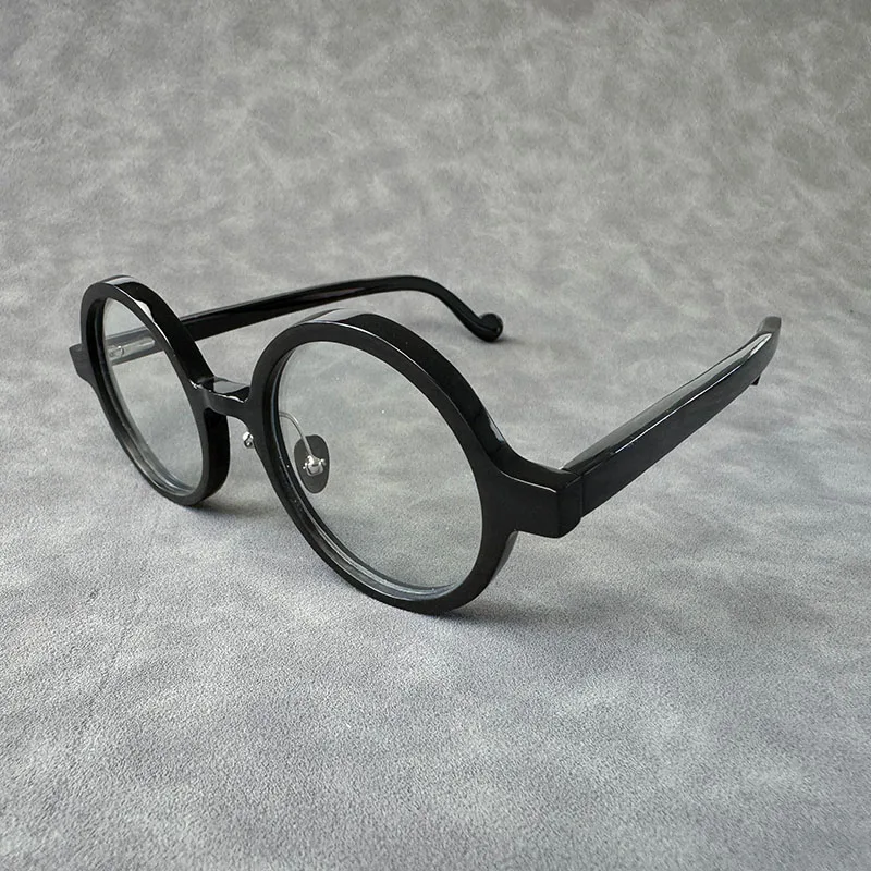 Оправа для очков круглая Ретро Классическая Ручная работа рог буйвола