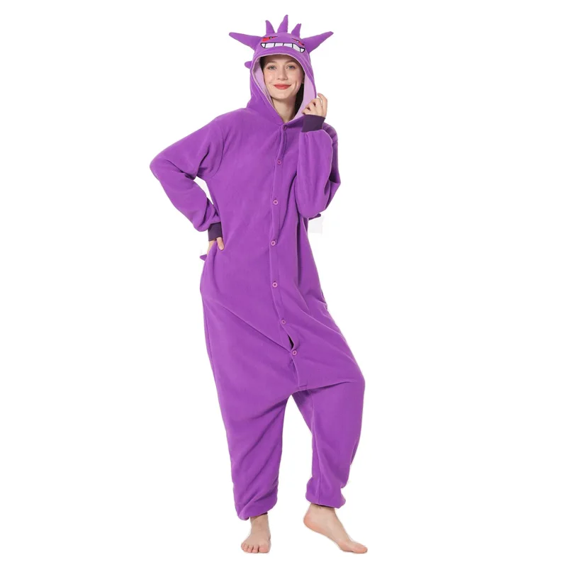 Halloween Onesie Cartoon Pajama For Adult Kids Women Men Animal Kigurumis Pyjamas Homewear Cosplay Party Costume XXL 4XL