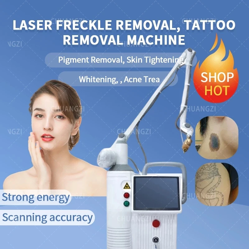 

Professional acne scar removal Co2 fraction laser equipment / radio frequency tube Co2 / co2 wart laser / equipo laser co2 fracc