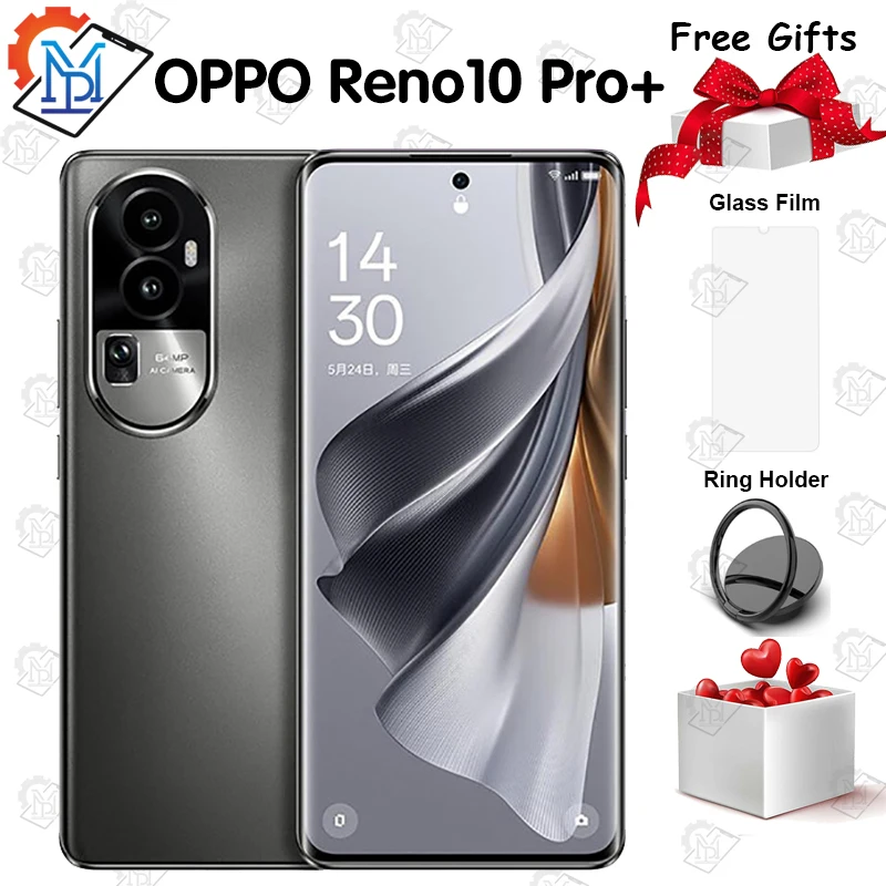 New Original OPPO RENO 10 Pro+ Plus 6.74 Inch OLED 120Hz Screen Snapdragon 8+ Gen 1 Battery 4700mAh 100W Supercharge Smartphone