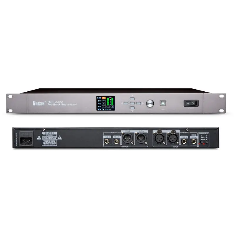 FBX-2020 Профессиональный подавитель обратной связи для караоке KTV Stage Church Show