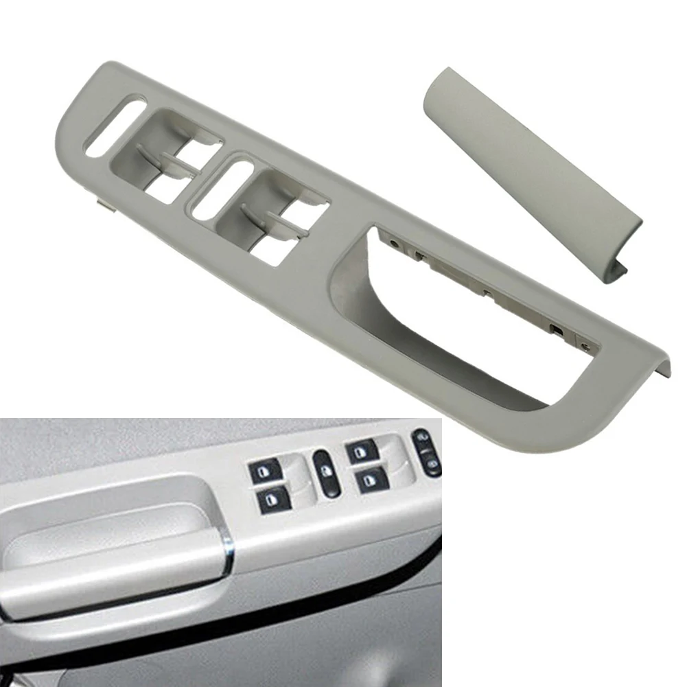 

Grey Car Master Window Switch Control Panel Trim Bezel Cover 3B1867171E For VW Jetta Bora Golf MK4 Passat B5 1999-2004