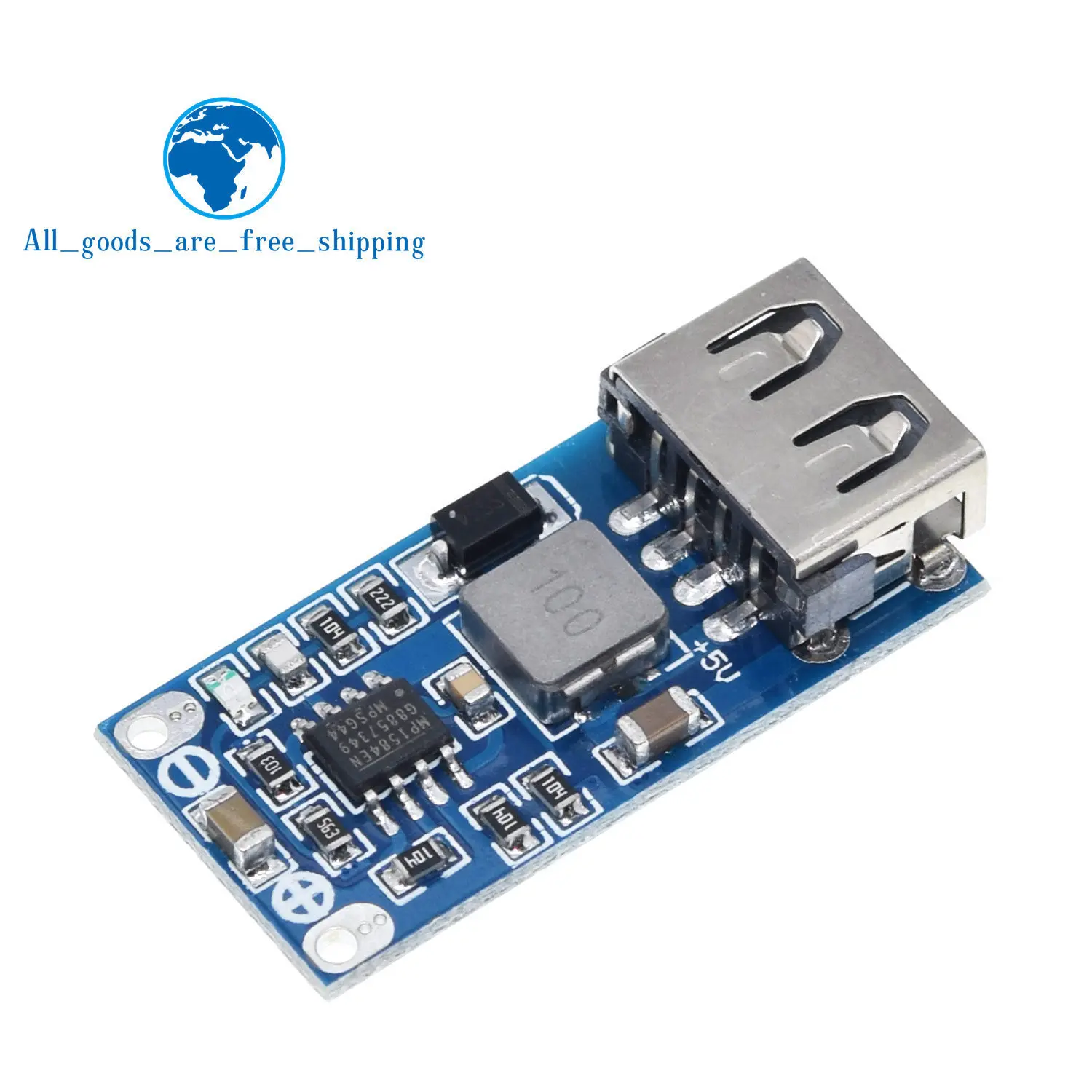 TZT DC-DC 9V 12V 24V to 5V 3A USB понижающий модуль регулятора напряжения конвертер телефона