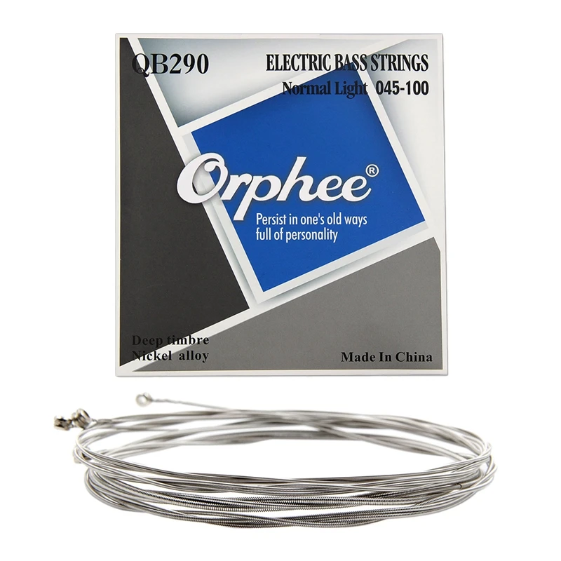 

Электроструны Orphee QB для бас-гитары, Ремонтный инструмент, металлические Струны для бас-гитары, аксессуары для струн