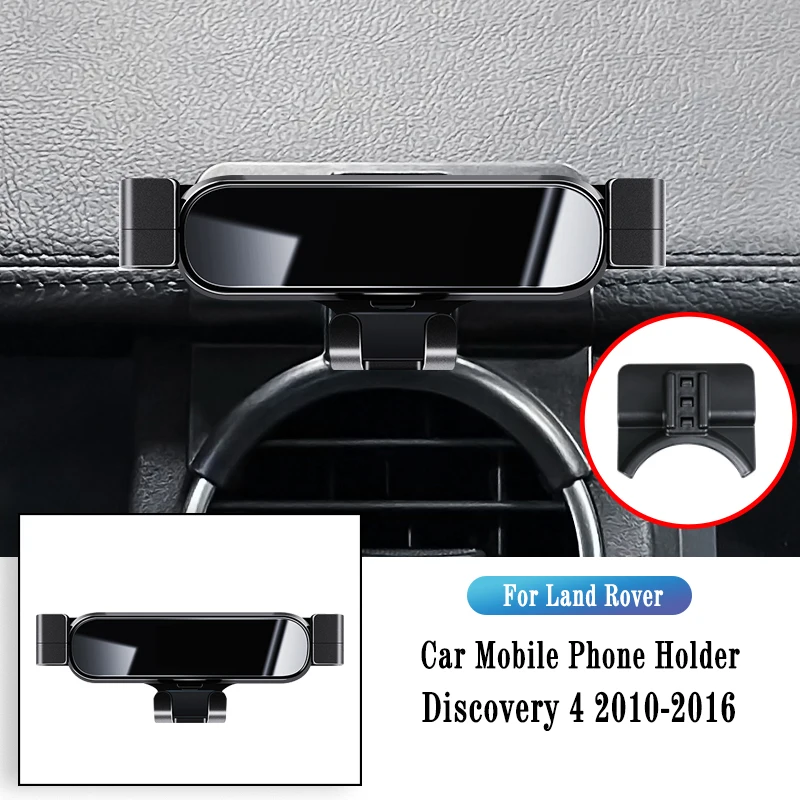 

Navigate Support For Land Rover Discovery 4 2010-2016 Gravity Navigation Bracket GPS Stand Air Outlet Clip Rotatable Support