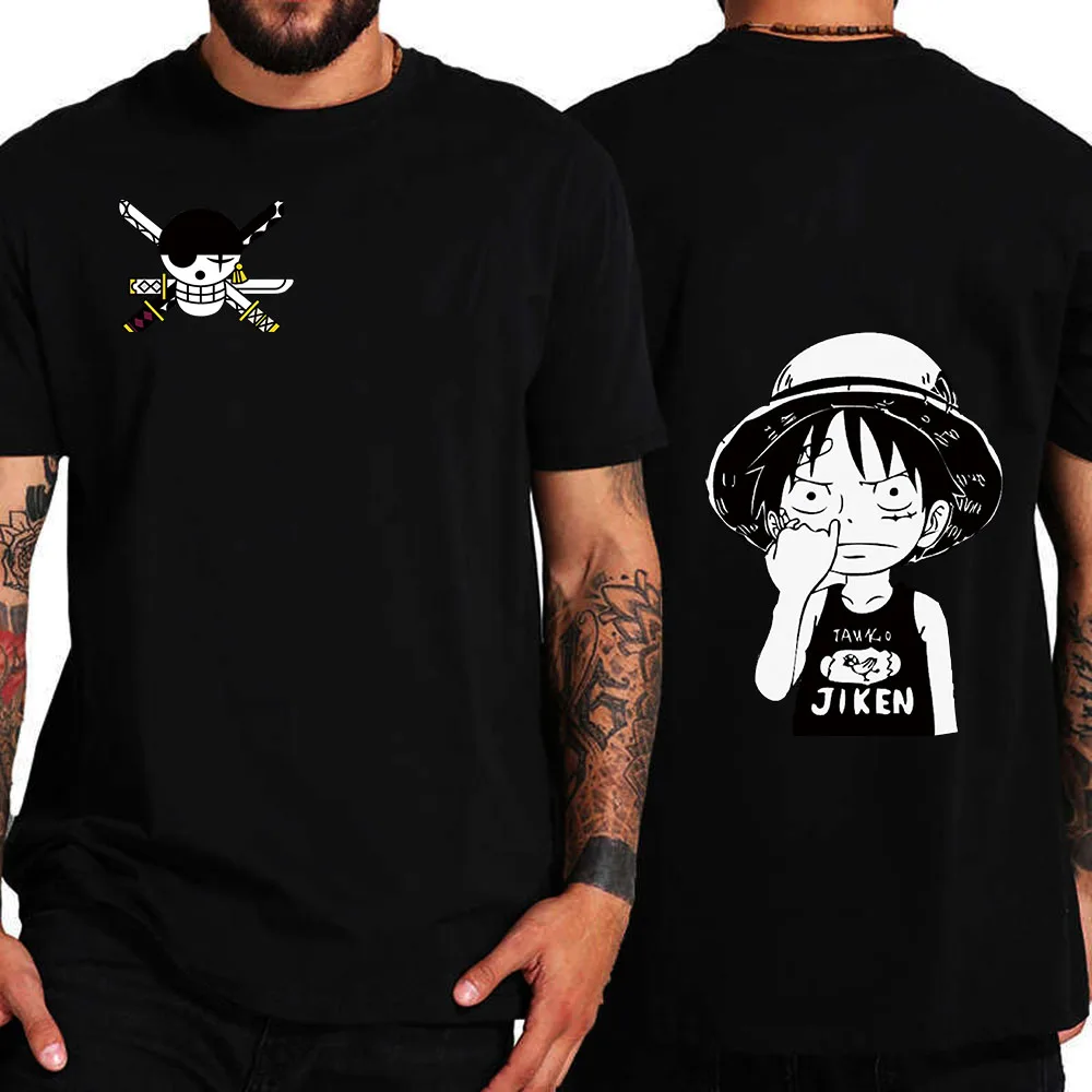

Женская футболка с японским аниме luffy one piece, топы Kurapika 2022, летняя свободная футболка с коротким рукавом в стиле Харадзюку