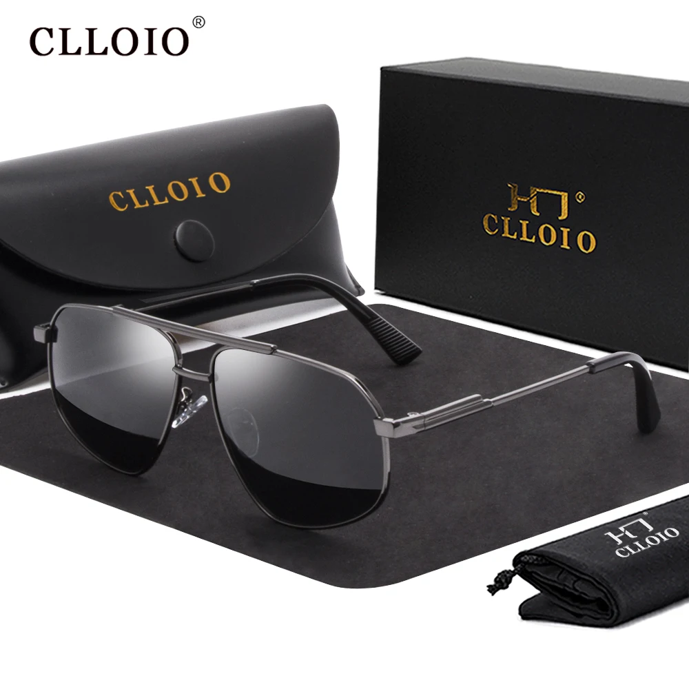 CLLOIO New Luxury Women Polarized Sunglasses For Men Fashion Vintage Shade Sun Glasses Anti-glare Driving Eyewear Oculos De Sol