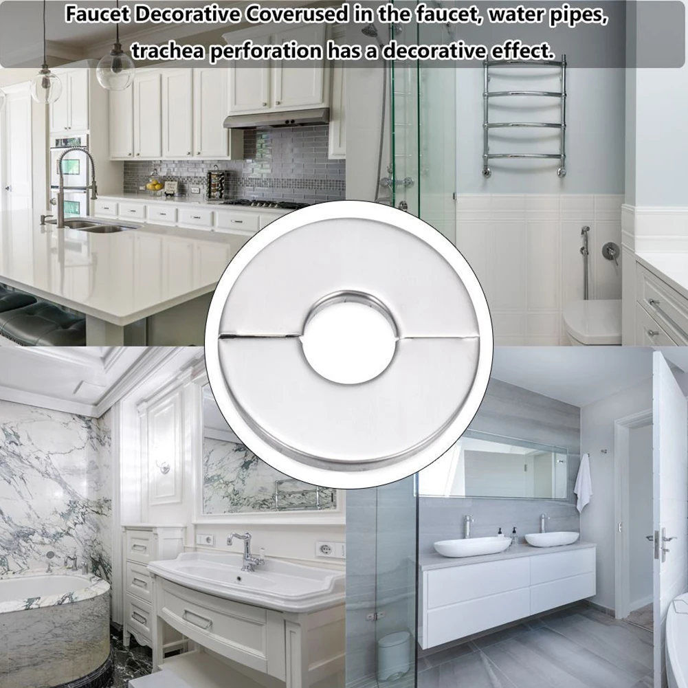 Простая установка Декоративная крышка для труб украшения крана и крышки