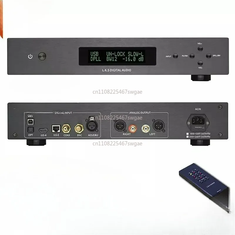 Фото для DoP USB I2S оптического аудиодекодера A-1 L.K.S Audio MH-DA004 с двойным DAC, входом DSD, коаксиальным разъемом BNC и AES EBU №1