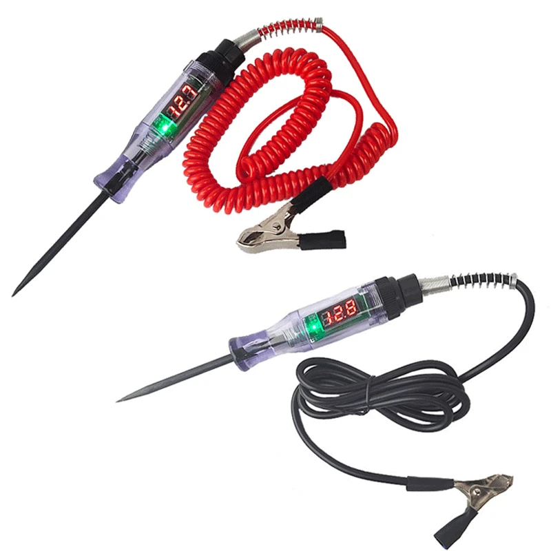 

Pen Display Car Circuit Light Digital Automobile Bulb Repair Voltage Diagnostic Truck Tools Auto Tester Probe Long