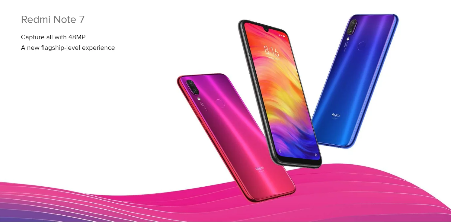 Оригинальный Смартфон Xiaomi Redmi Note 7 / PRO 4 ГБ/6 ГБ 64 Гб/128 Snapdragon 660AIE Android мобильный