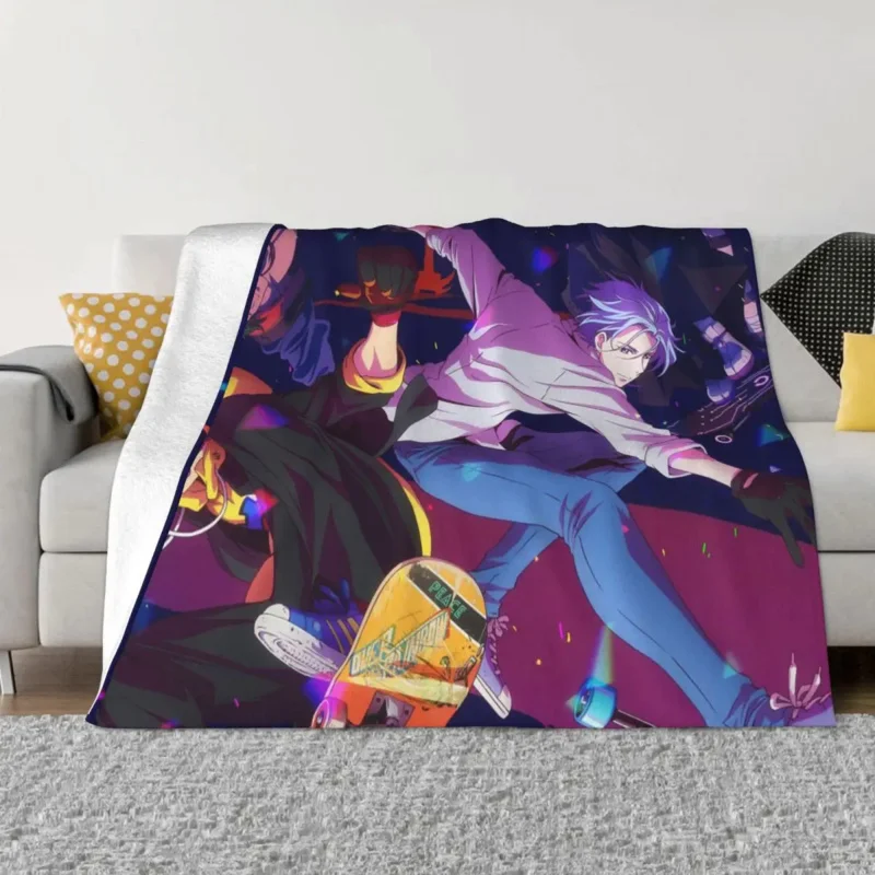 

Anime SK8 The Infinity одеяла фланелевые Skateboard для мальчиков, легкие Пледы для постельного белья, кушетки