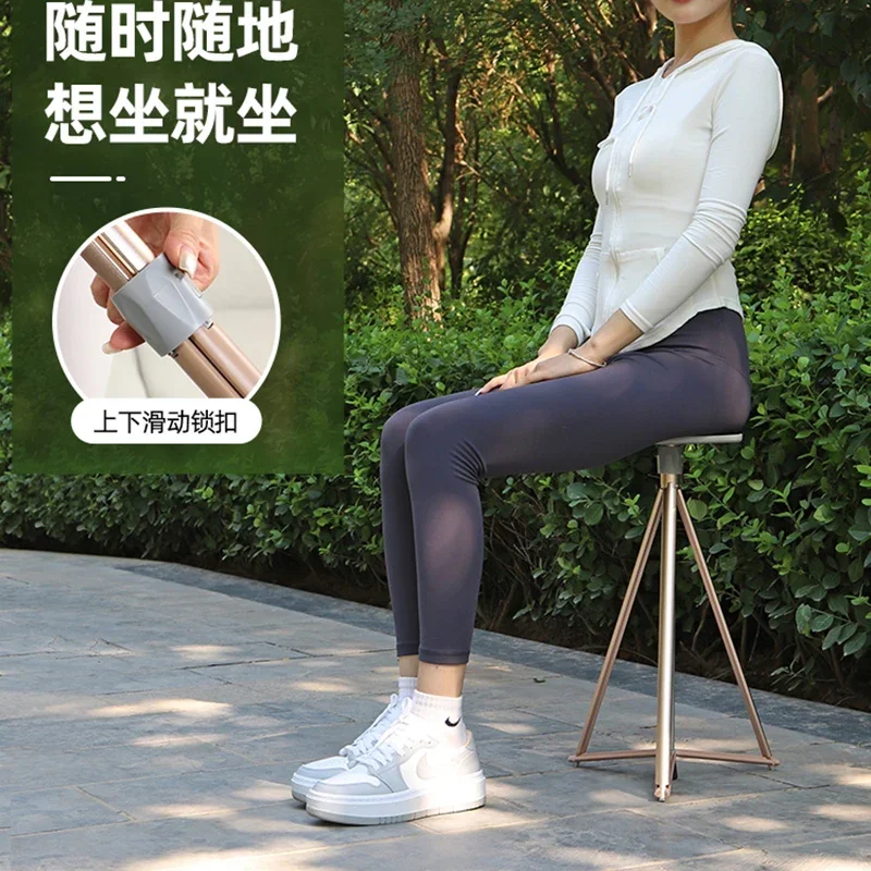 Туристические табуреты для пожилых людей из алюминиевого сплава сверхлегкие