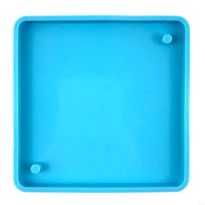 E21f Силиконовая плесень для смолы с отверстием Aquare Pendant Diy Dece Decor