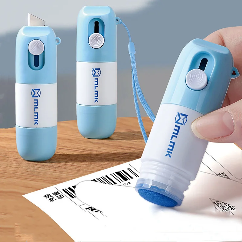 

2Pcs Portable Express Tool Privacy Protection Tool Thermal Paper Corrector Data Protection Privacy Protection Correction Fluid