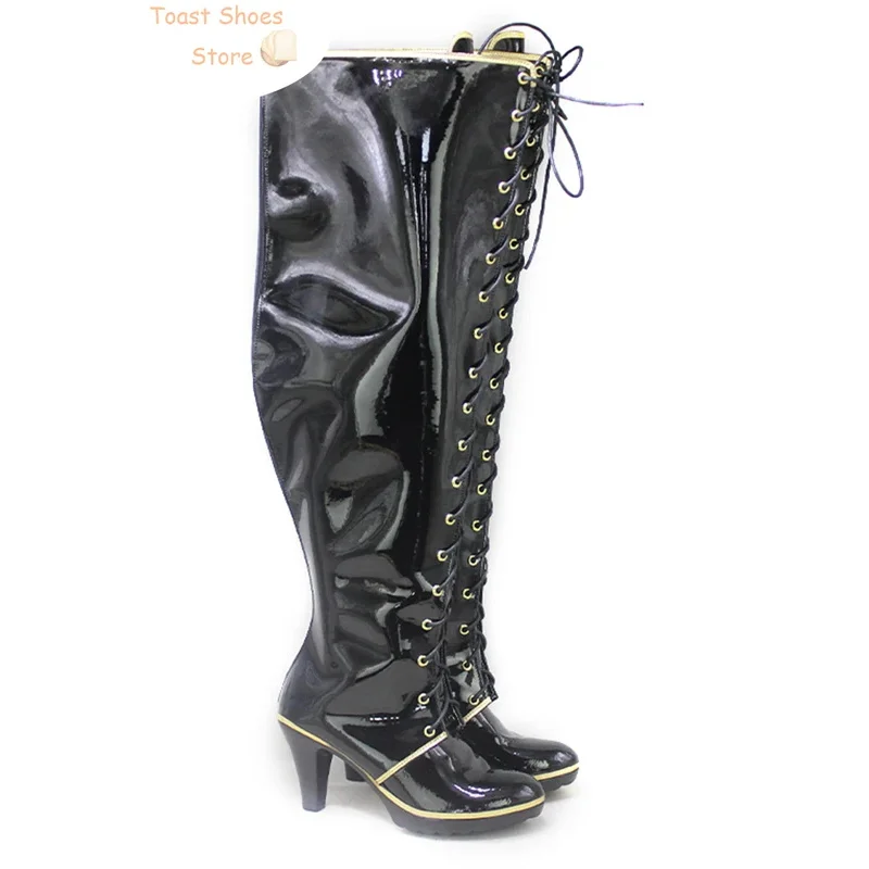 Обувь для косплея Honjou Nia из искусственной кожи реквизит аниме дата прямая