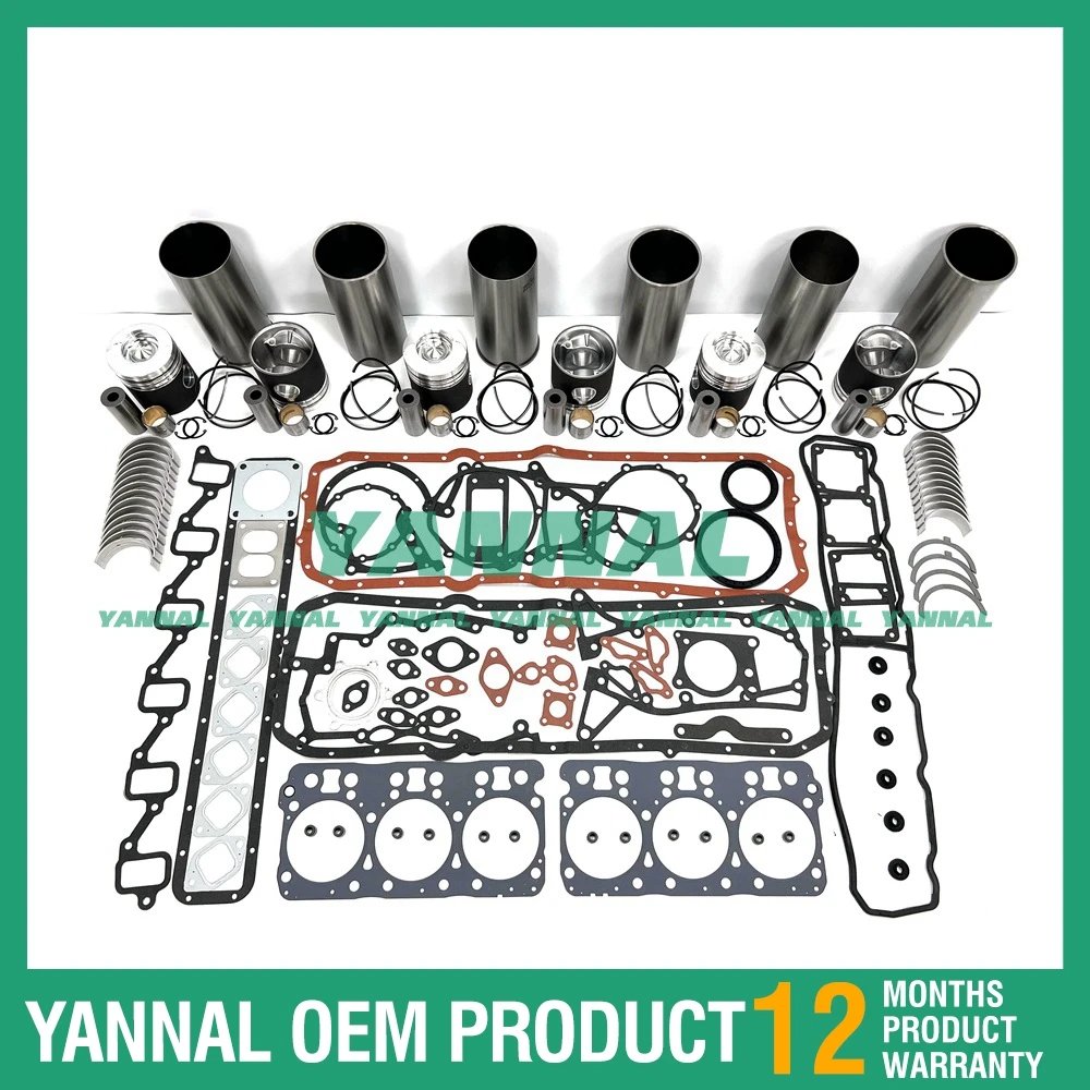 Комплект гильз цилиндра с комплектом прокладок подшипника для деталей двигателя