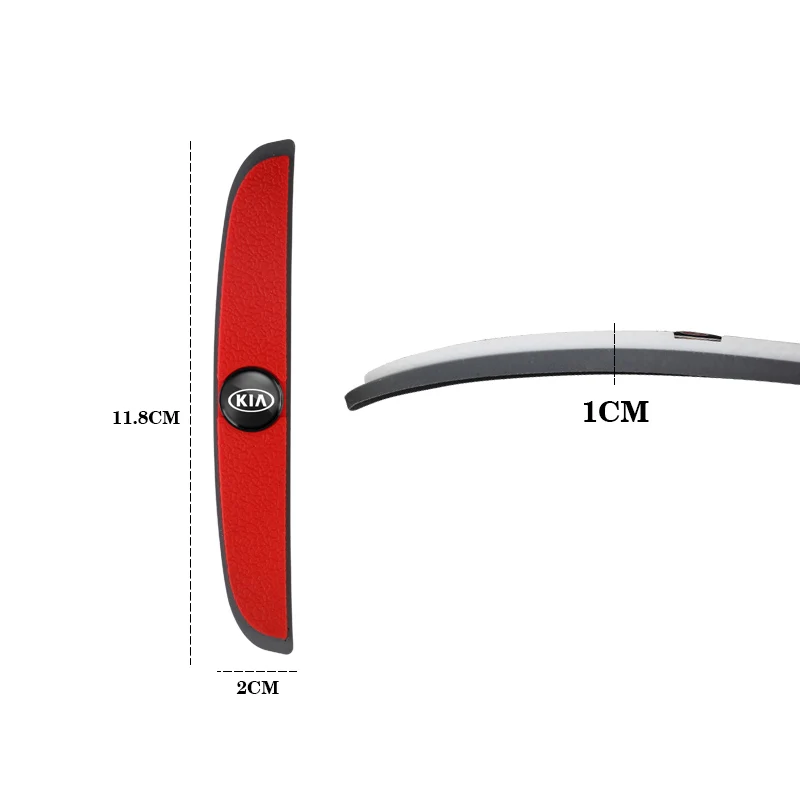 4 шт. резиновые защитные наклейки на бампер и дверь автомобиля | Автомобили