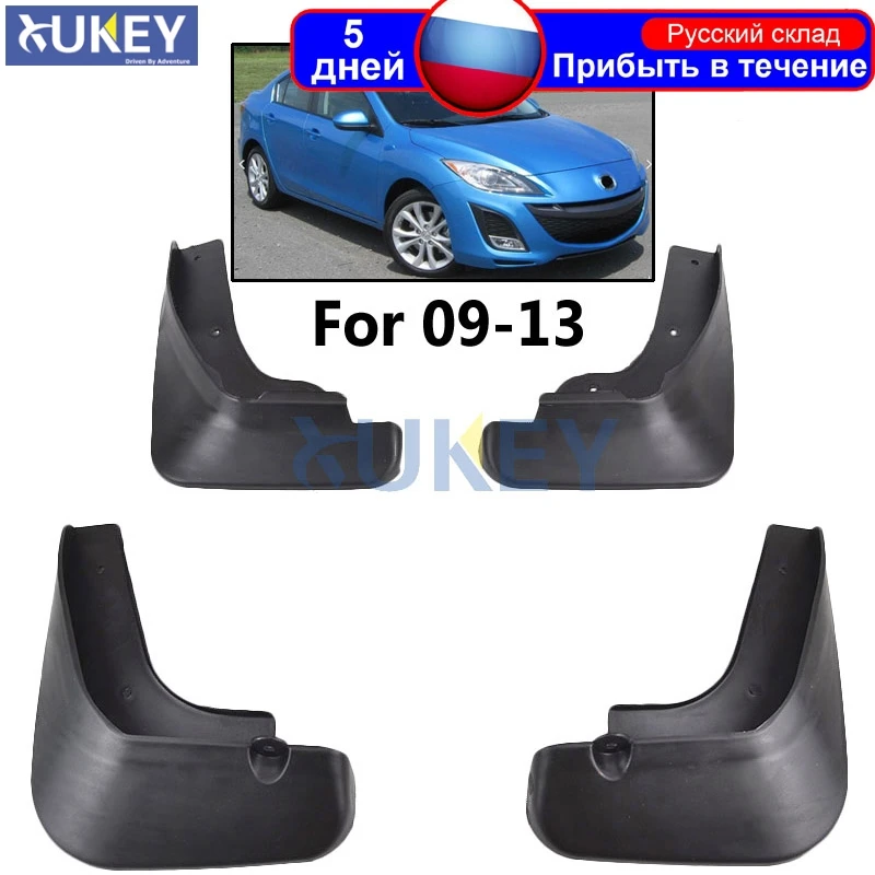 

Set Molded Car Mud Flaps For Mazda 3 (BL) Axela Sedan 2009-2013 Mudflaps Splash Guards Mud Flap Mudguards Fender 2010 2011 2012