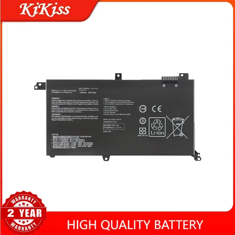Сменный аккумулятор B31N1732 на 3653 мАч для ноутбука Asus Vivobook S2 S4300U S4300F S14 S430 X430UA X430UF Mars15