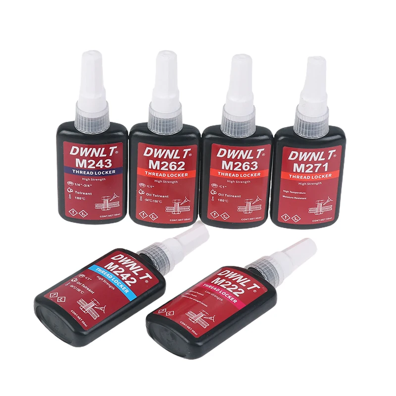 1 шт. противоскользящие герметичные уплотнители 50 мл 222 242 винтовой клей 243