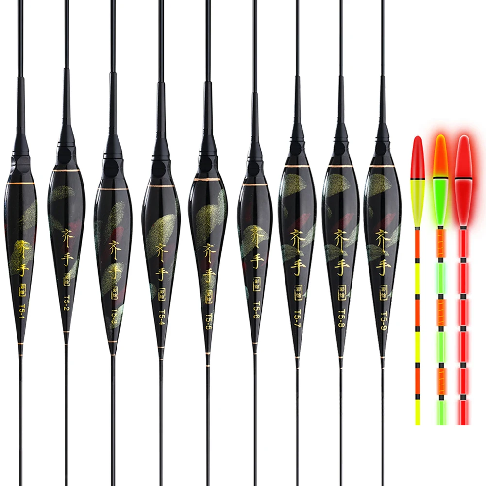 

High Sensitive Fish Floats Portable Electronic Fishing Floating Buoy Bobber Fishing Tackle Accessories Luminous Changing Colors