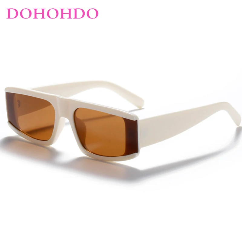 

DOHOHDO Rectangle Retro Sunglasses For Men 2024 Fashion Women Leopard Sun Glasses Female Shades UV400 Gafas de sol para mujeres