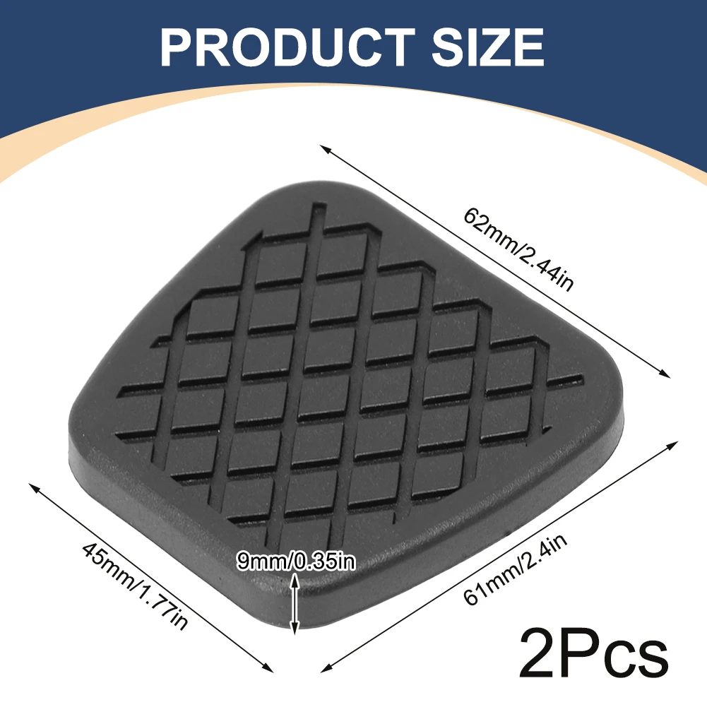 

2pcs Car Brake Clutch Pedal Pad Rubbers For HONDA For ACCORD For MKVII 1998-2008 For ACURA For INTEGRA For CIVIC For CR-V