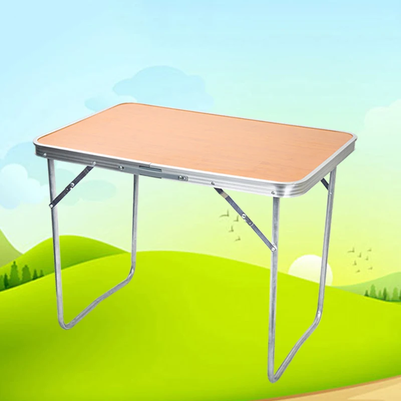 Складной стол, стол для кемпинга на открытом воздухе, складные столы для дома, пикника, барбекю, увеличенные многофункциональные технически...