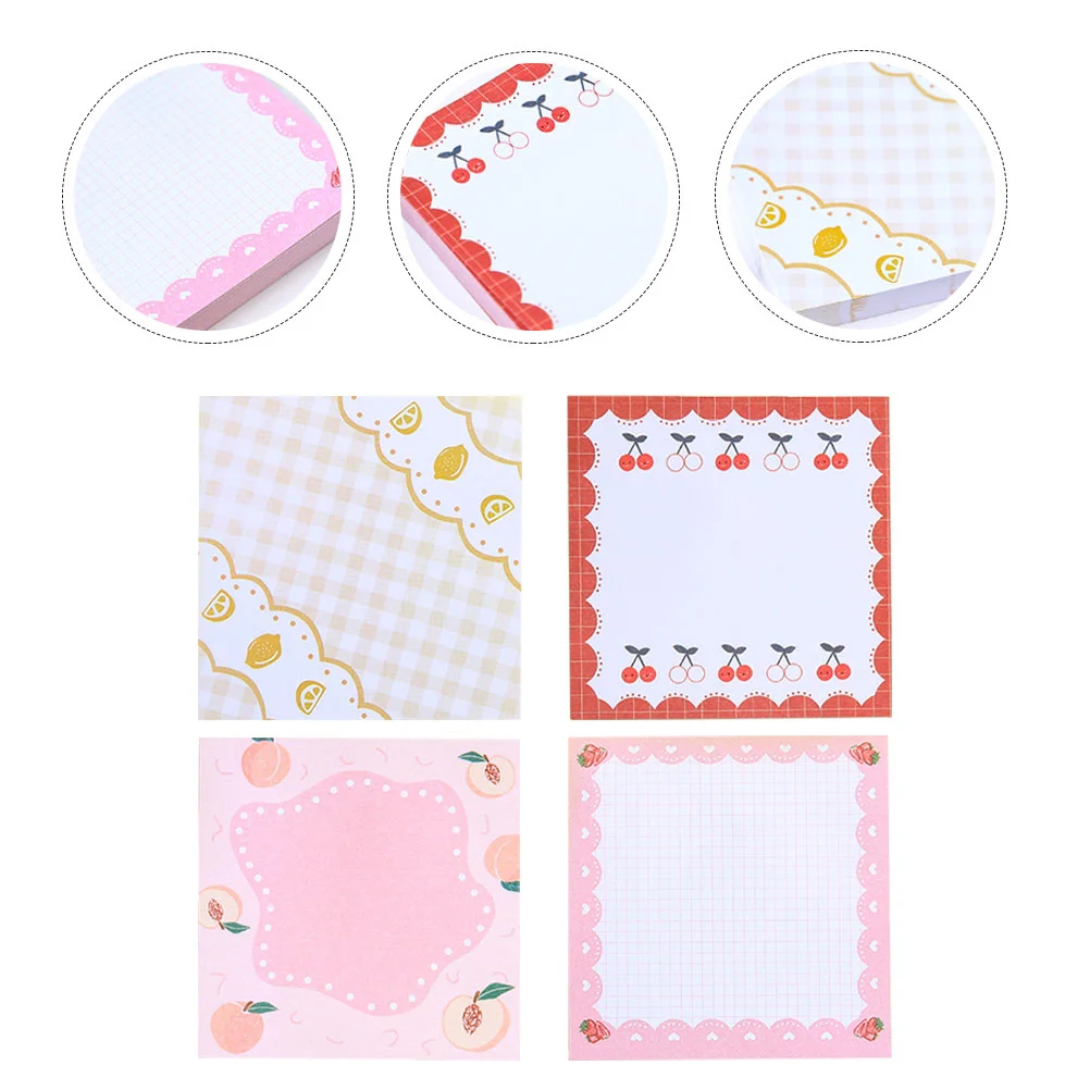 

Sticky Memo Notepad Note Paper Stickers Tracing Pad Notes Small Sticker Message Graph Pocket Stick Pads Adhesive Self Blank