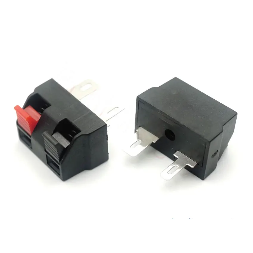 Cltgxdd 1 шт. 2 детской клеммы нагрузка на гнездо пружина звуковые зажим для розетки