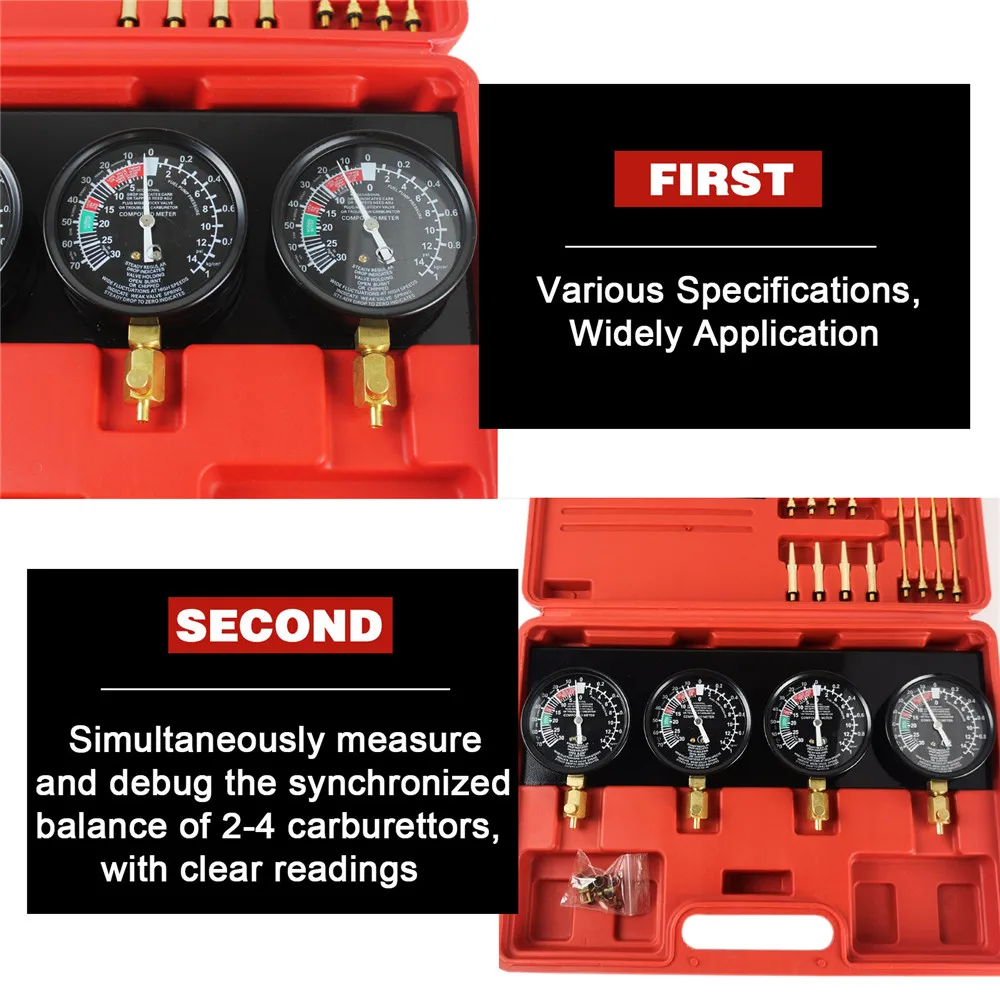 Набор для проверки гидравлического давления мотоцикла манометр топлива