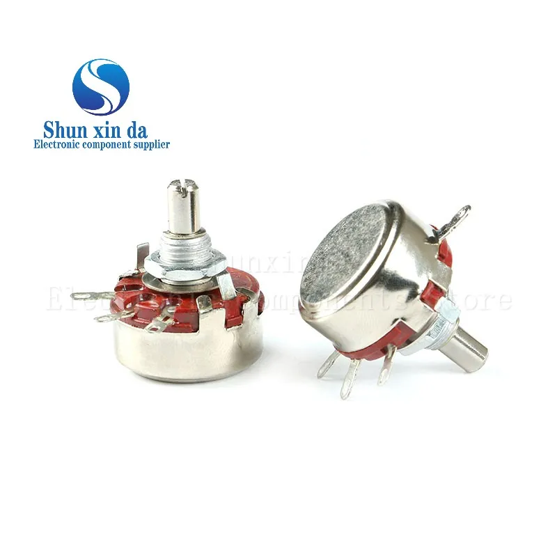 2 шт. потенциометр WTH118 DIY Kit WTH118-1A 470R 1K K 3 4 7 5 1 10K 22K 33K 47K 6 8 100K 220K 470K 2W 1A