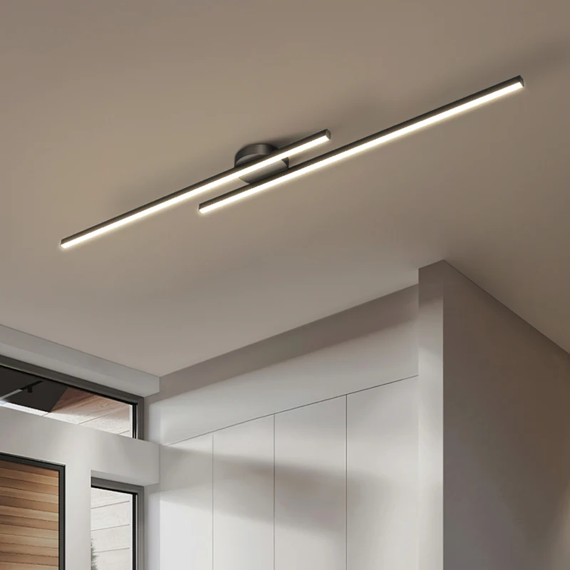 Minimalist Led Strip Chandeliers Aisle Corridor Balcony Ceil
