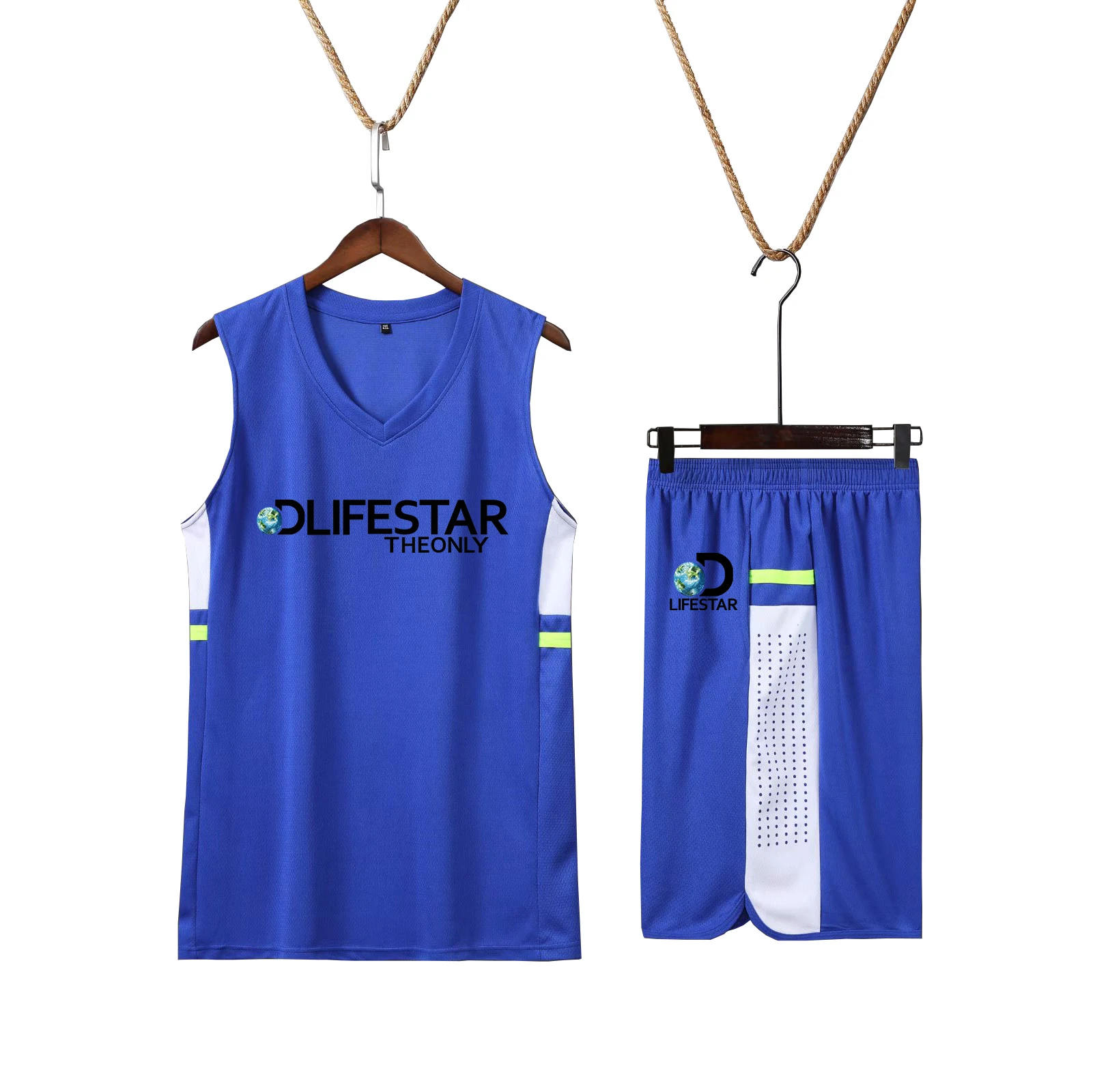 New Men's Printed T-Shirt + Shorts Sets Summer Men Vest Tees&Shorts 2 Pcs Set Business Casual Sportswear Tracksuit Men's