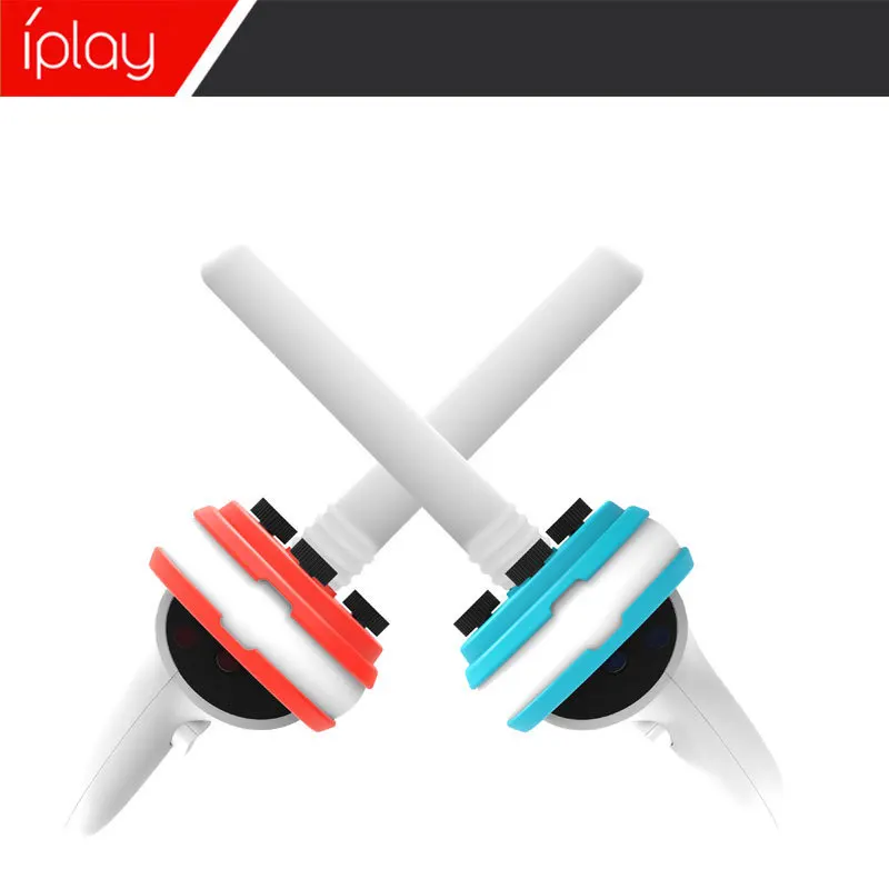 

Dual Lightsaber Beat Saber Paddle Grip Handle for Quest 2 ​Controllers.